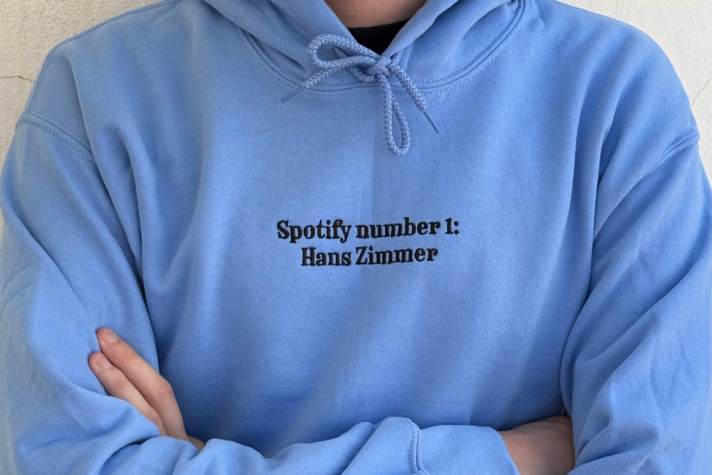 Spotify Number 1: Hans Zimmer Minimalist Film Hoodie